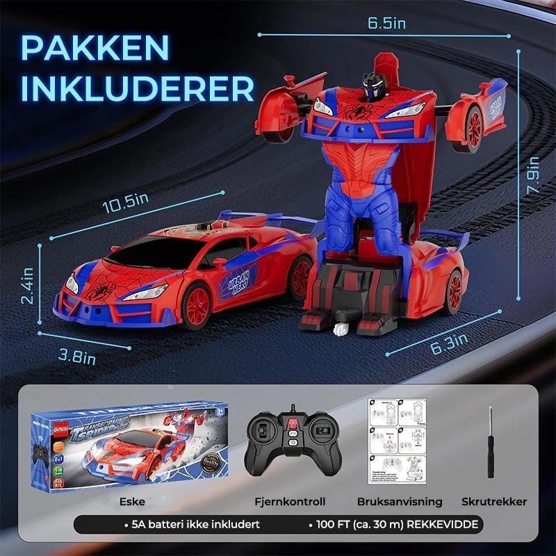 Fjernstyrt Transformerende Robotbil