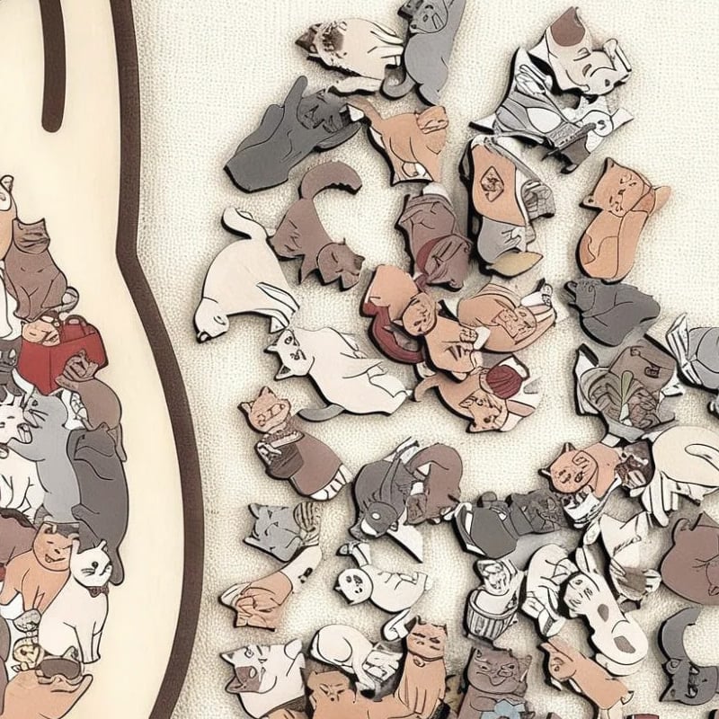 Katteformet Trepuslespill