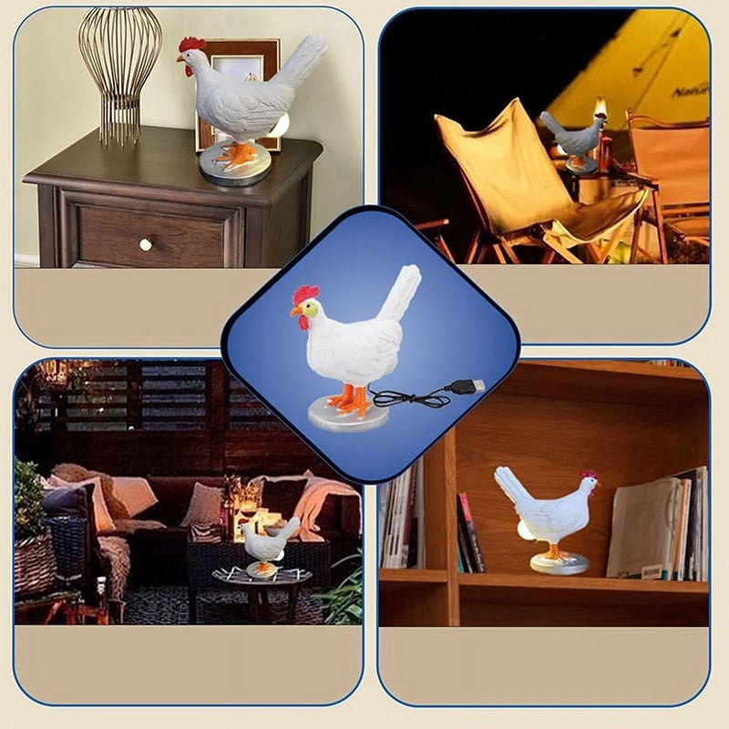 Kreativ Kylling Harpiks Bordlampe