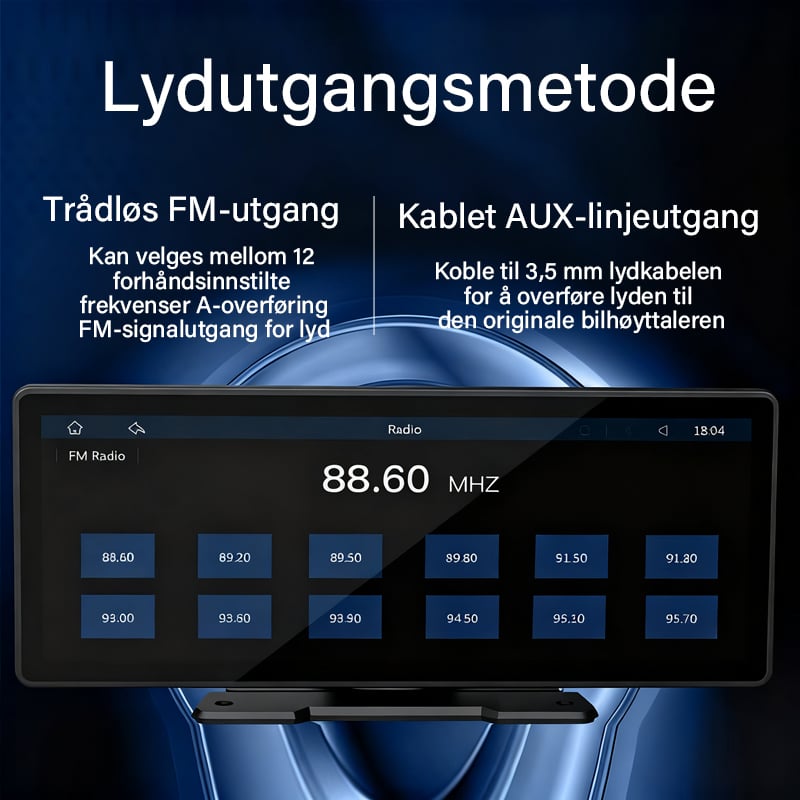 Bilnavigasjon med Stor Skjerm