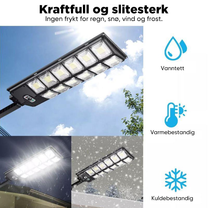 Solcelledrevne Gatelys
