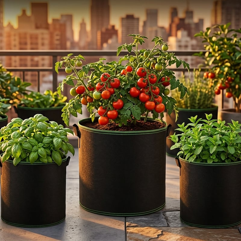 Luftings-Poser i Stoff til Planter