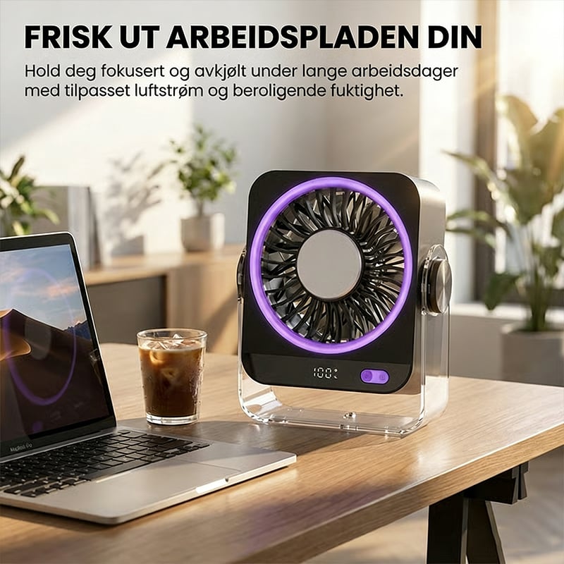 Ny Halvleder Kjølende Skrivebordsvifte