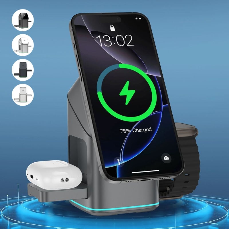 Aless™  3-in-1 Wireless Fast Charging Charger