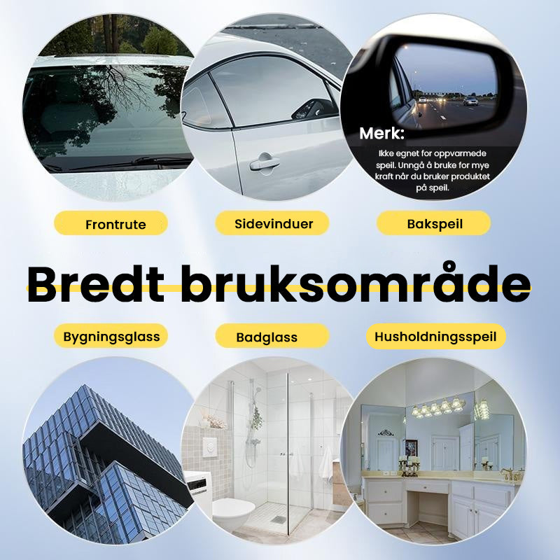 Bilglassblanding for bilglasspolering