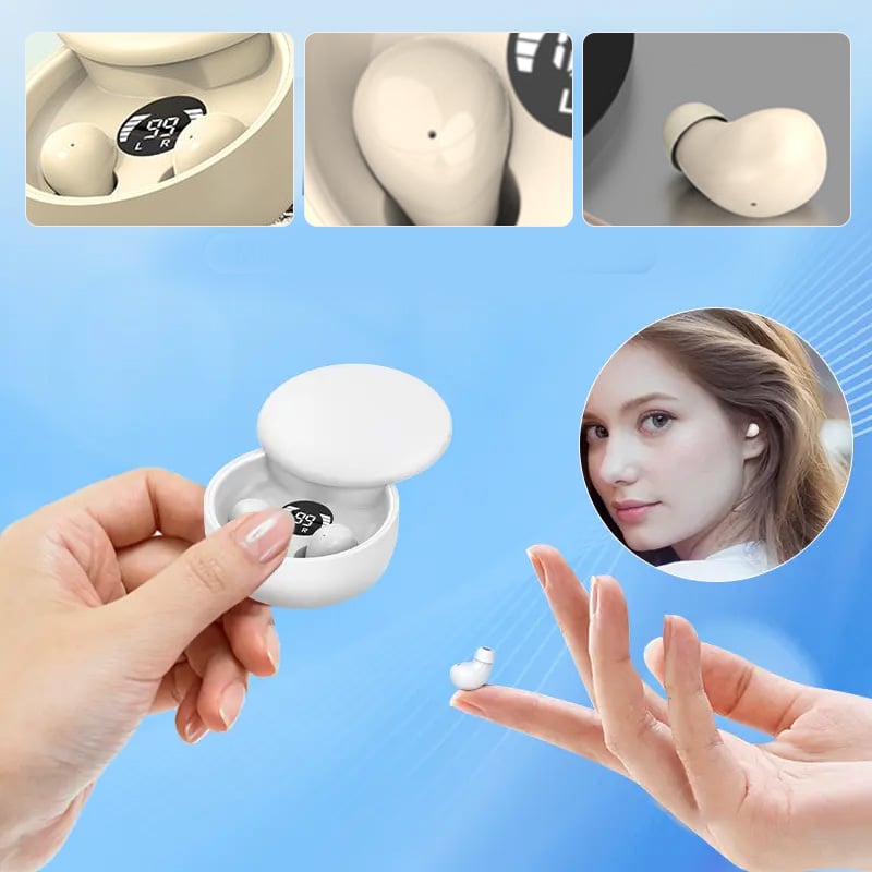 Mini Usynlige Hodetelefoner 🎧✨