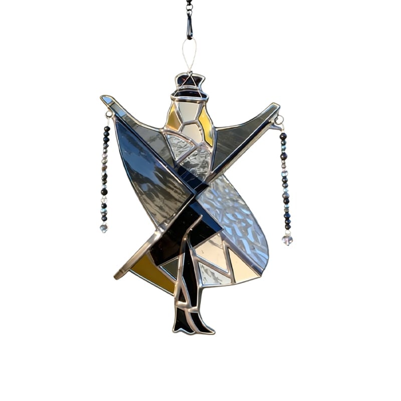 Håndlaget Spinner i Farget Glass