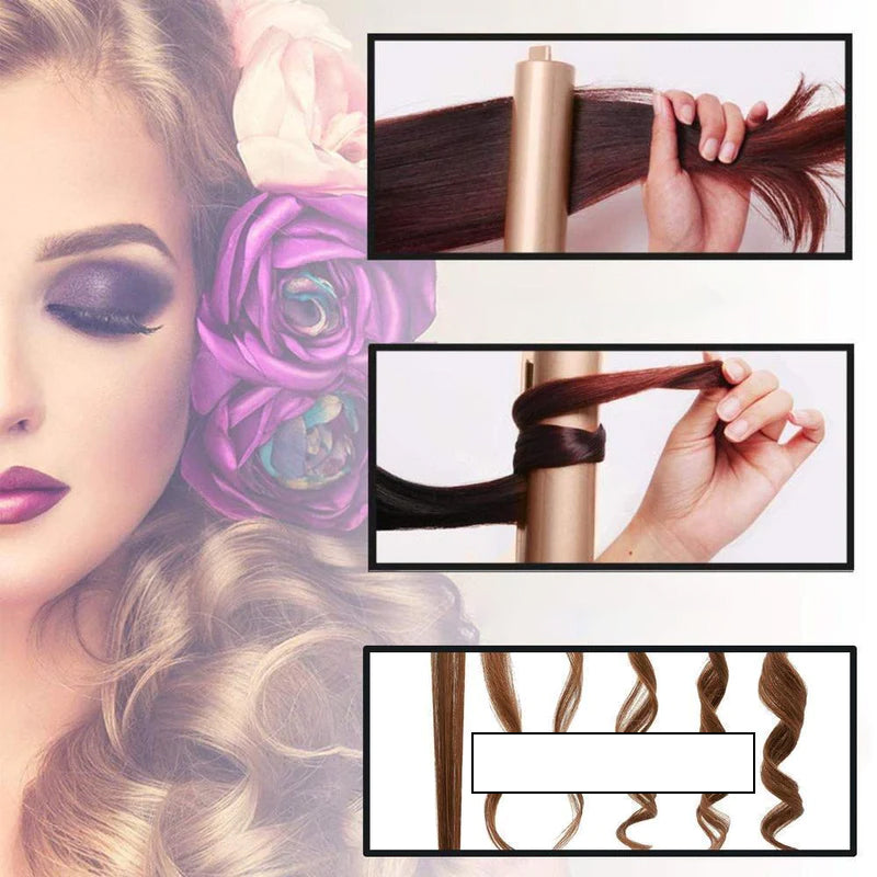 2-i-1 rettetang Spiral Wave Curler