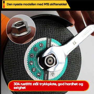 Vinkelsliper Easylock Mutter