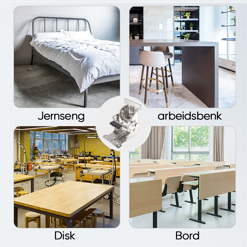 Sammenleggbar bordbenhengsel
