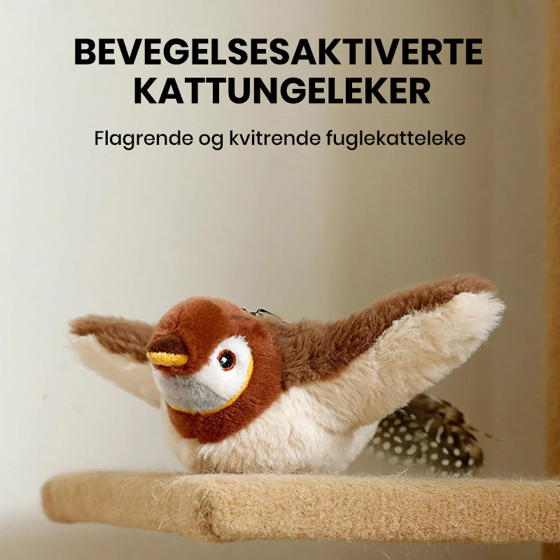 Imitert Fugleleketøy for Katter