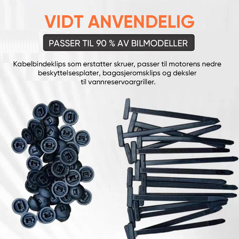 Nylon Universell kabelbåndspenne