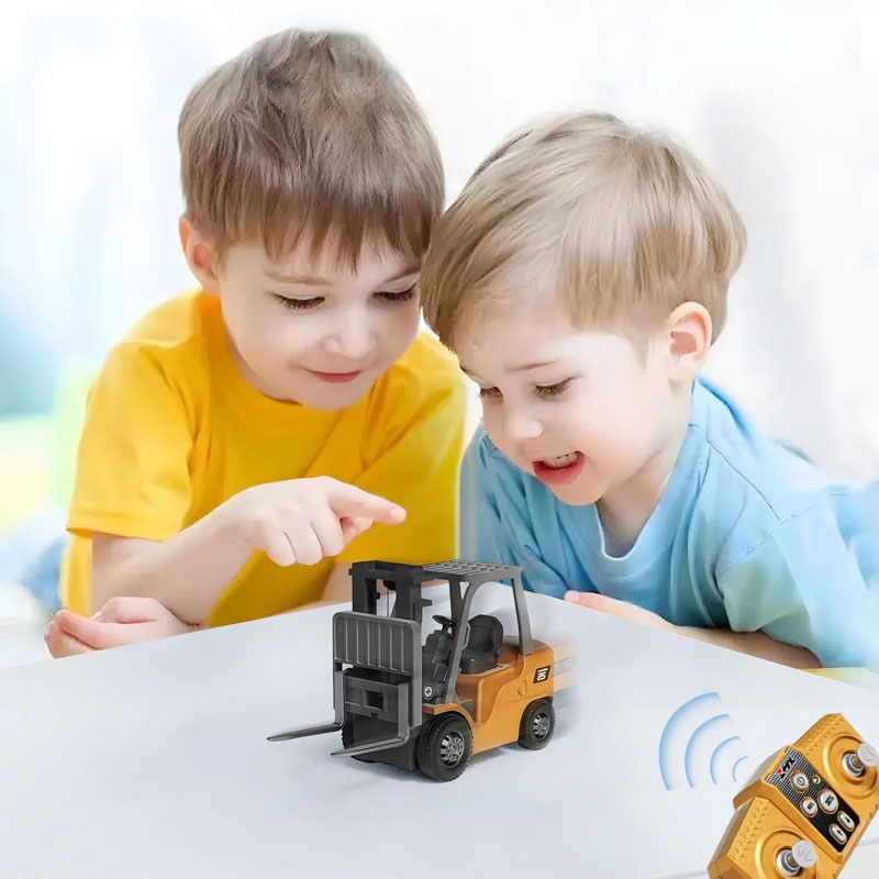 Mini Fjernstyrt RC-Gaffeltruck i Skala 1:64