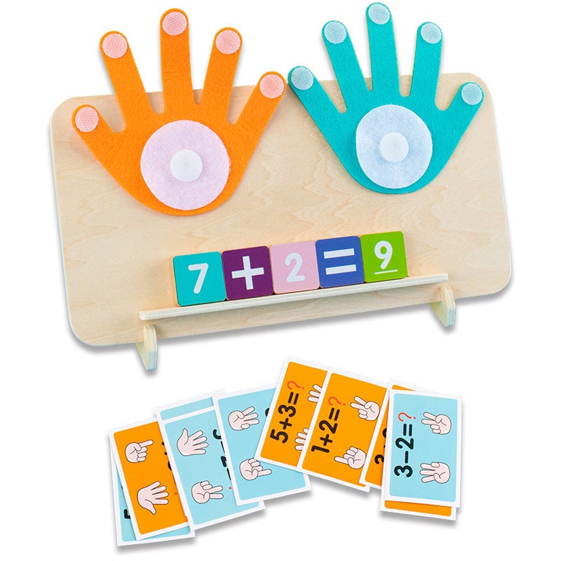 Utdanningsmatematikk-manipulerbare nummerblokker