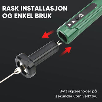 Sakerplus Trådløst 3-i-1 Skumkuttersett