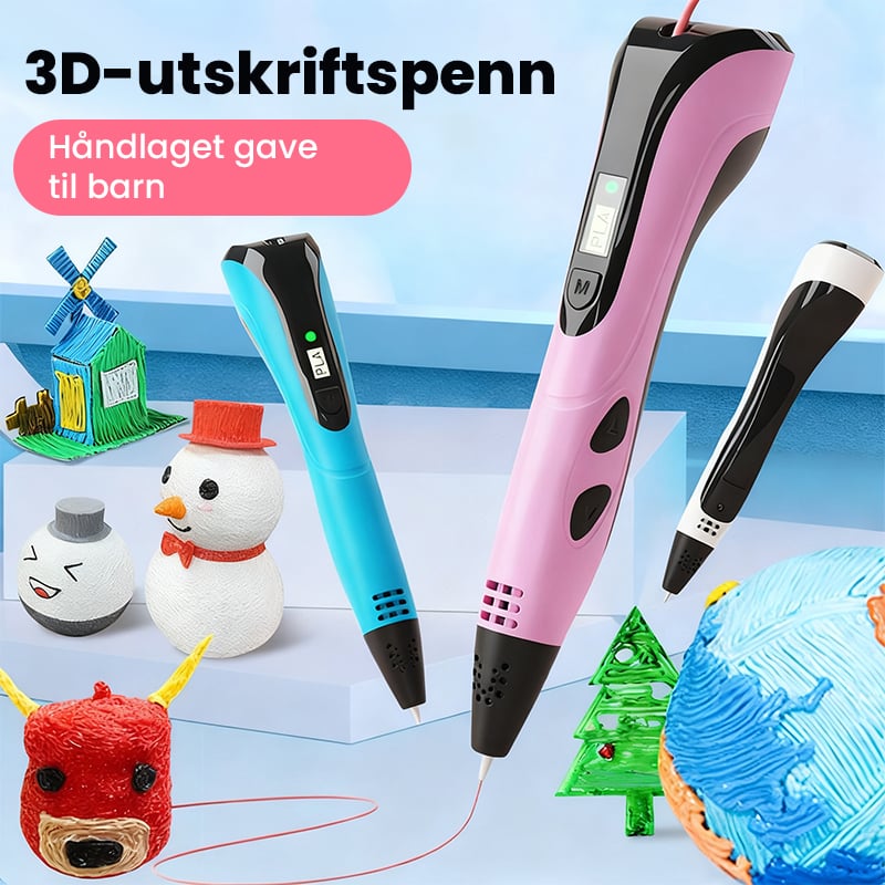Barnas Pedagogiske Gjør-Det-Selv Kreasjon 3D-Tegnings Printpenn