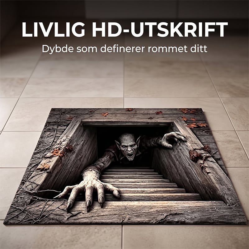 Halloween Skrekk Velkomstmatte