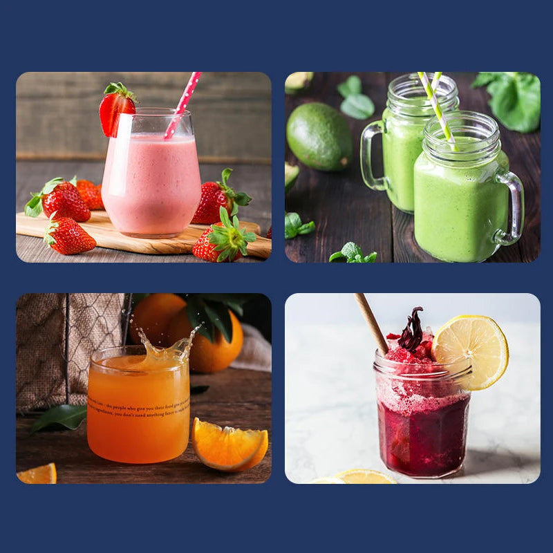 Bærbar oppladbar mini juicer-kopp