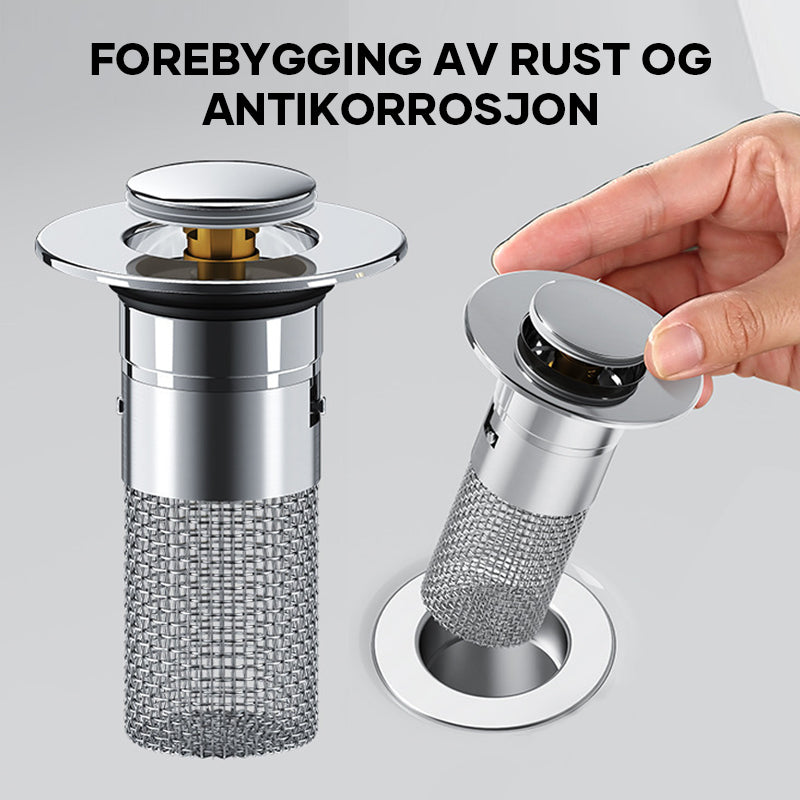 Vask avløpssil hårfanger
