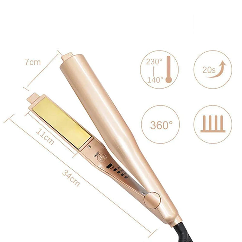 2-i-1 rettetang Spiral Wave Curler