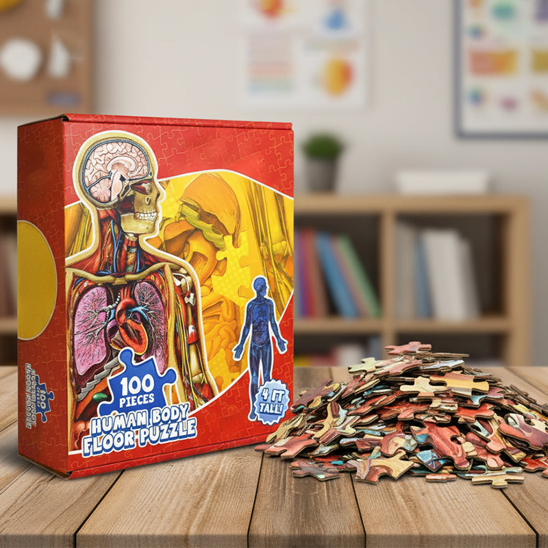 Menneskelig Anatomi-Puslespill for Barn