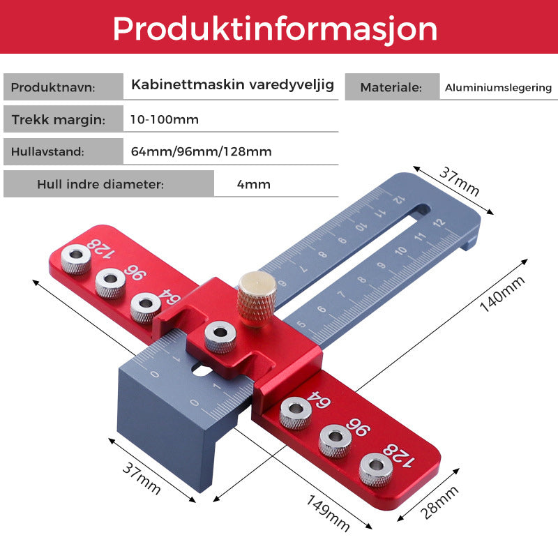 Skuffehåndtak hullstanser