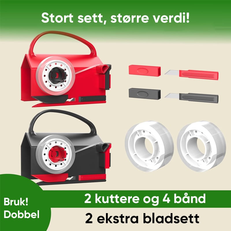 Sakerplus Gavepapirkutter og Dispensersett