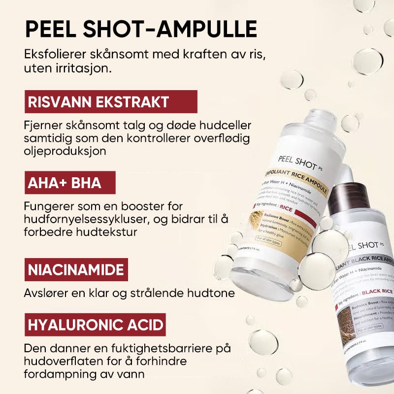 Skånsom Eksfolierende Ampulle