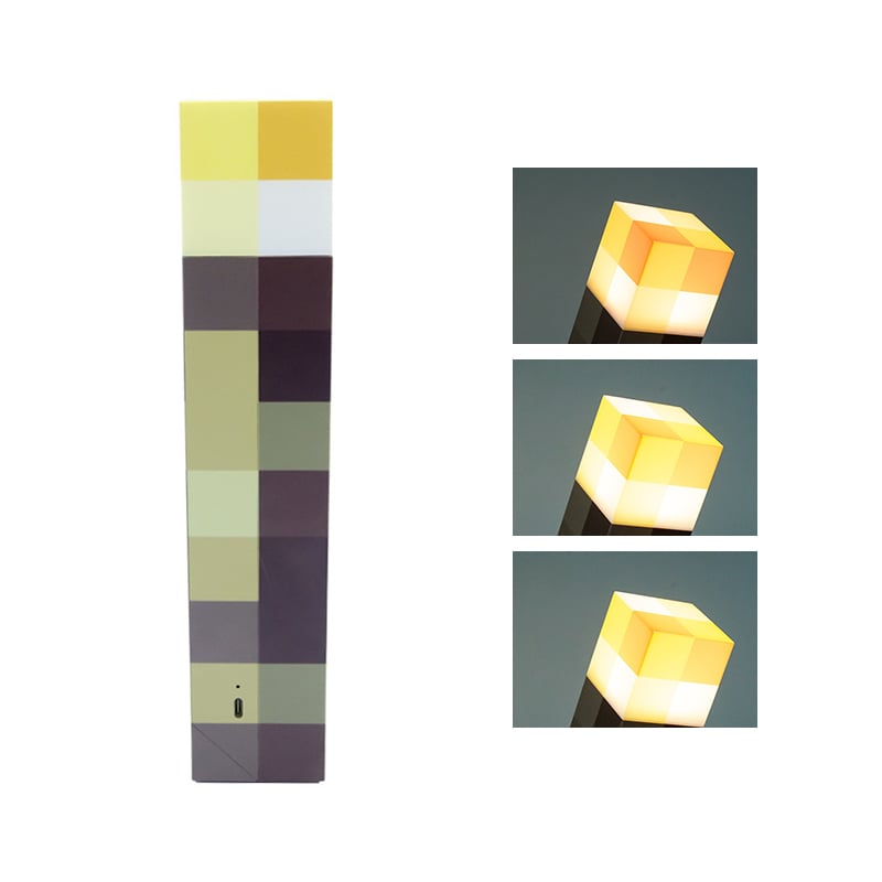 Minecraft Magnetisk Fakkellampe Dekorasjon