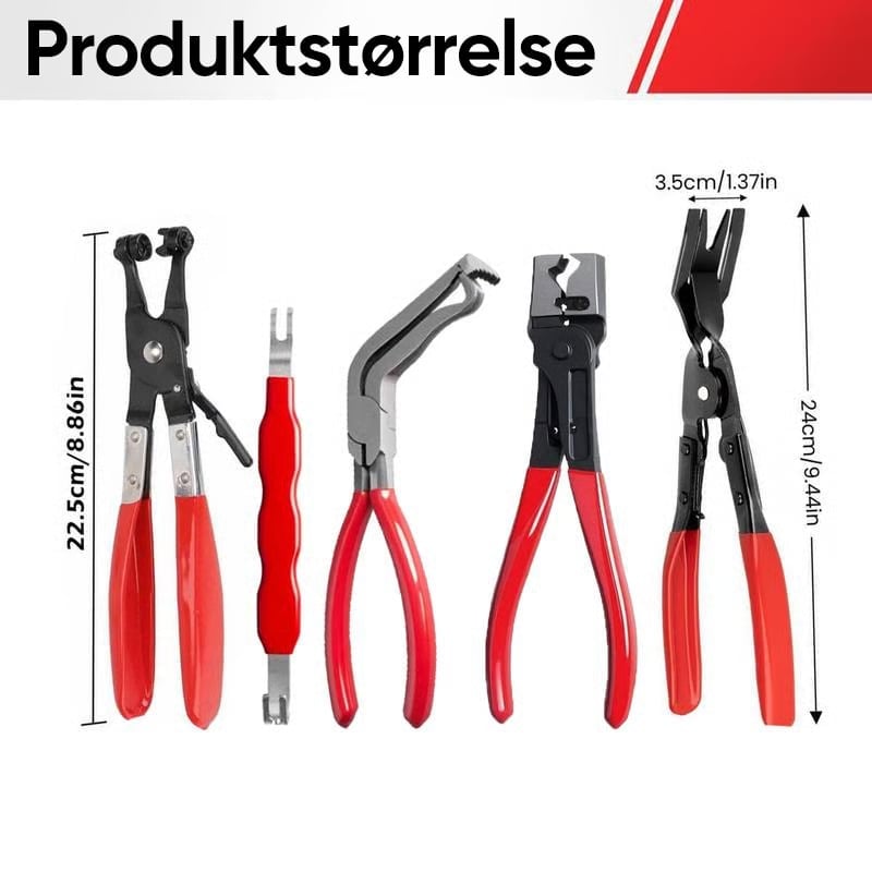 Profesjonelt Slangeklemmesett