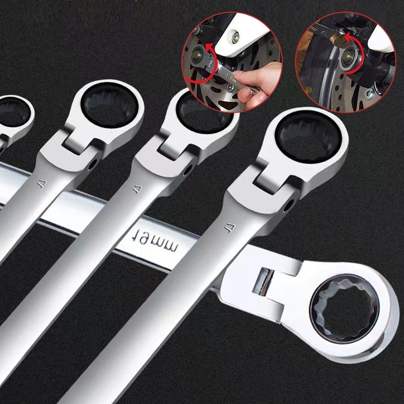 Justerbart Skrallenøkkelsett