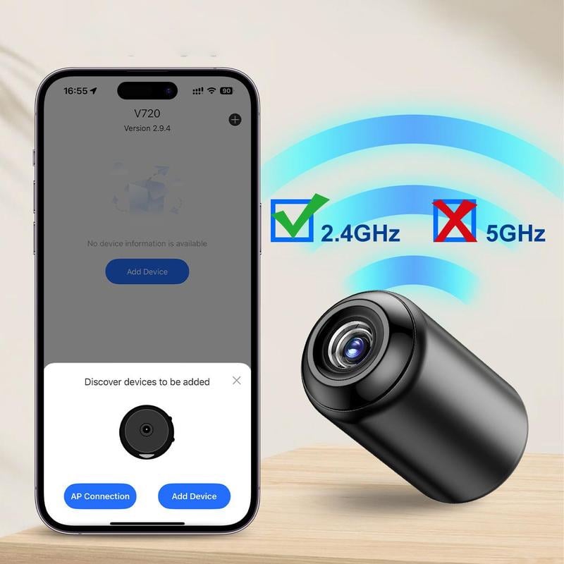 Trådløst Sikkerhetskamera for Innendørs Bruk