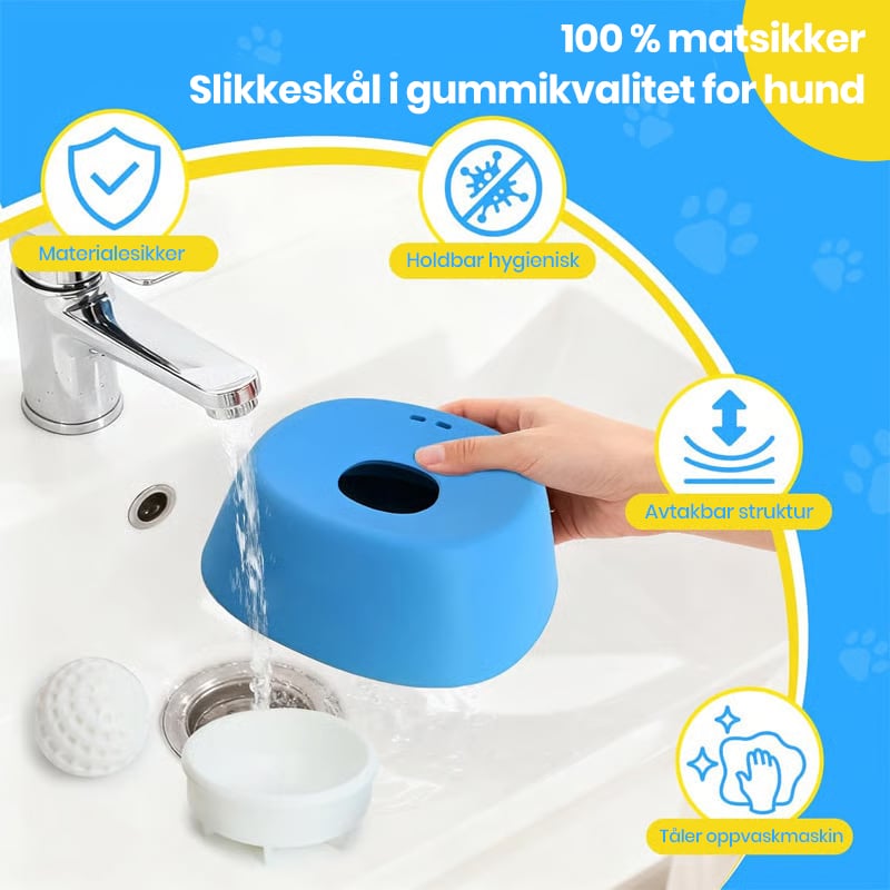 Saktemating Væske Hundeskål