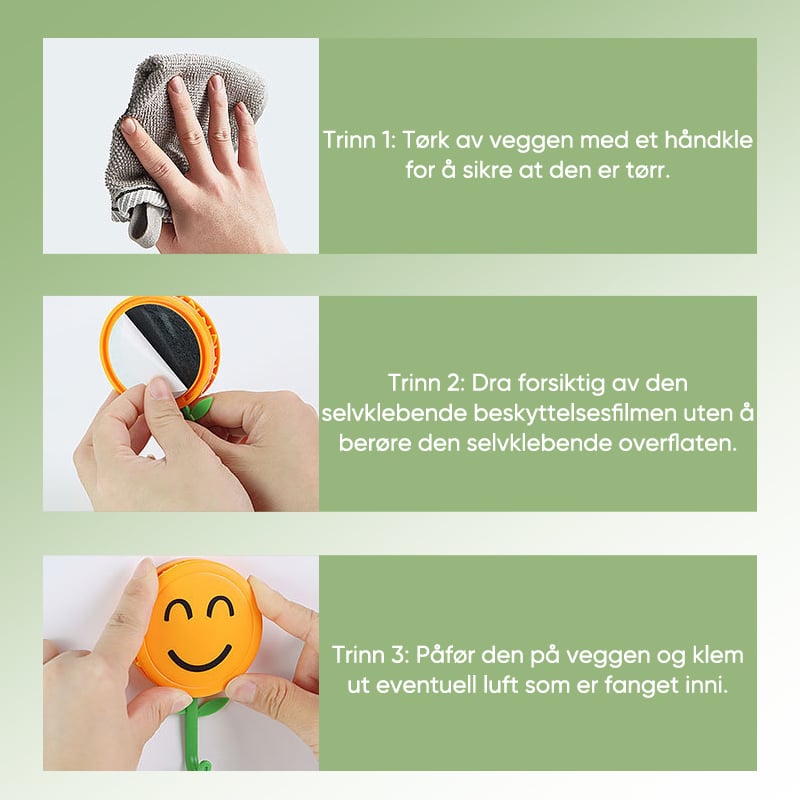 Selvklebende Solsikkekrok