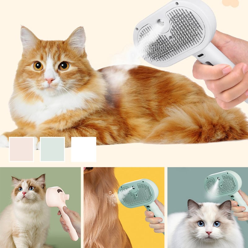 Sunnook 3-i-1 Spray Kattbørste