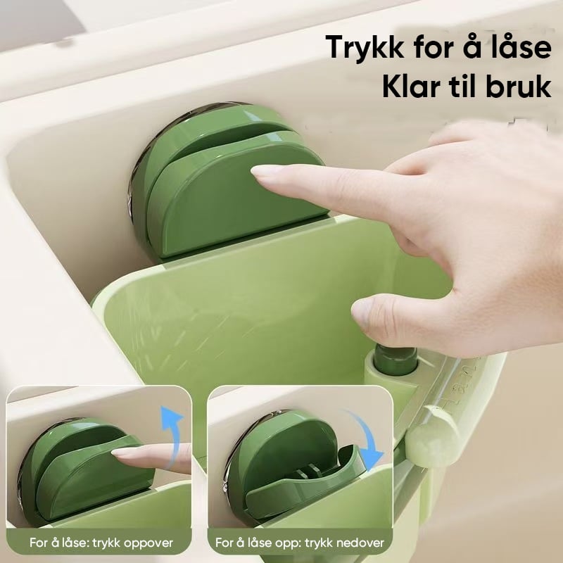 Adsorpsjonstype Ett-Knapps Trykk Avløpskurv