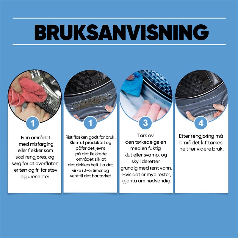 Multifunksjonell Flekkfjernings Gelrens