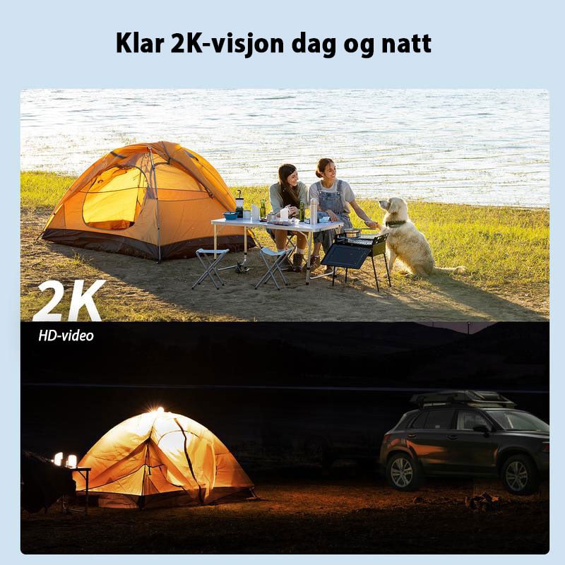 Kamuflasje Solcellekamera