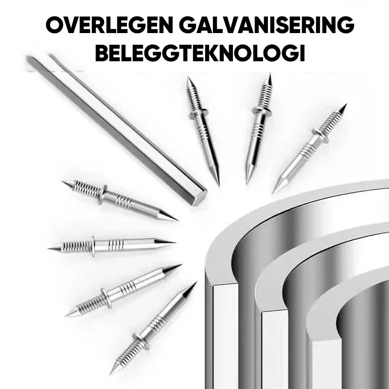 Maskinvare karbonstål spiker for sømløs installasjon