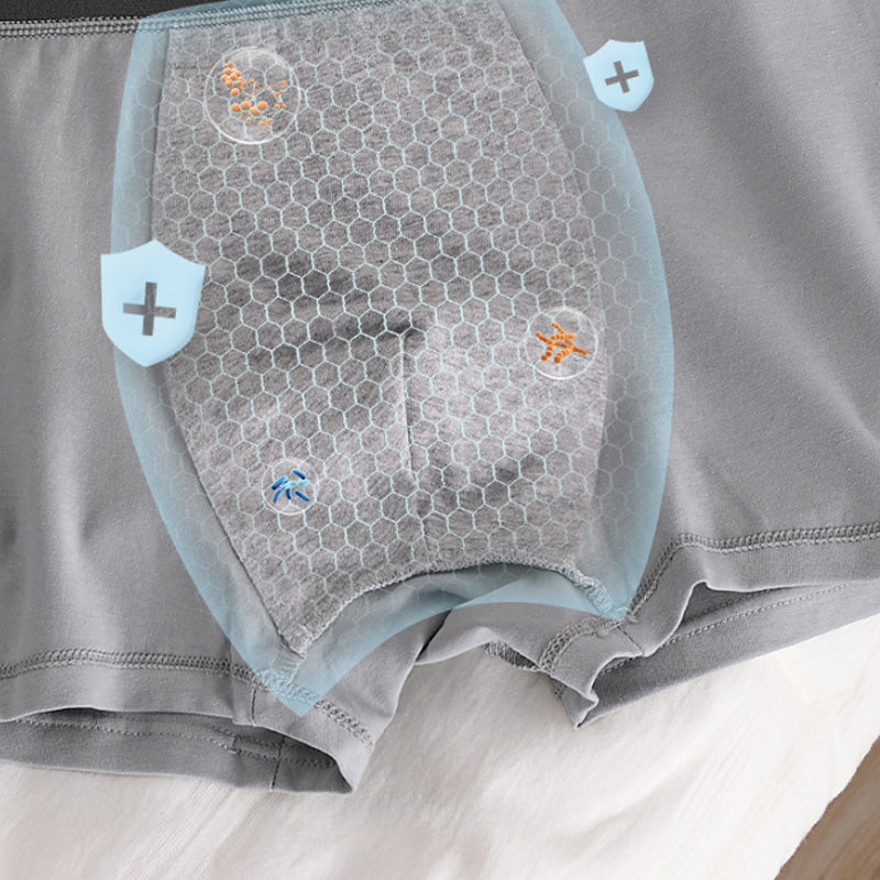 Løs pustende boxershorts for menn