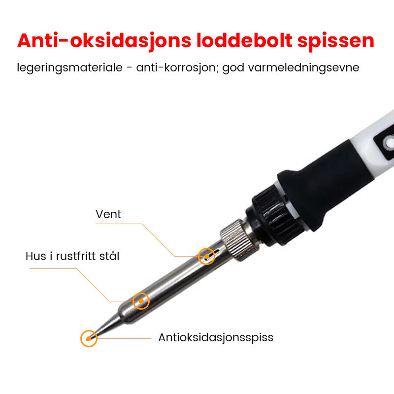 Elektrisk Sveisjernsett Industriell Kvalitet Sveiseverktøy