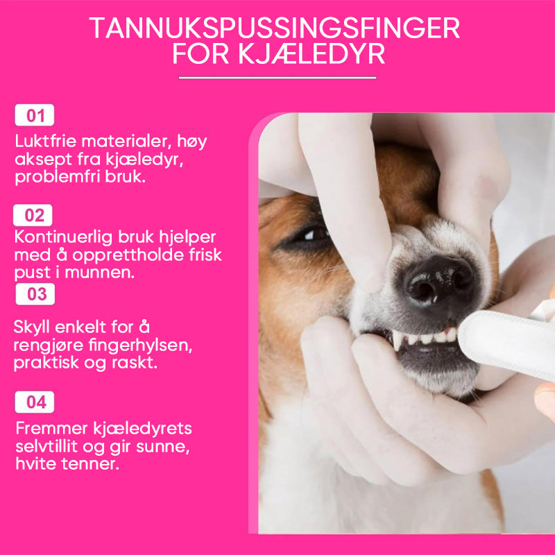 Kjæledyrpleie Fingervaskeduker