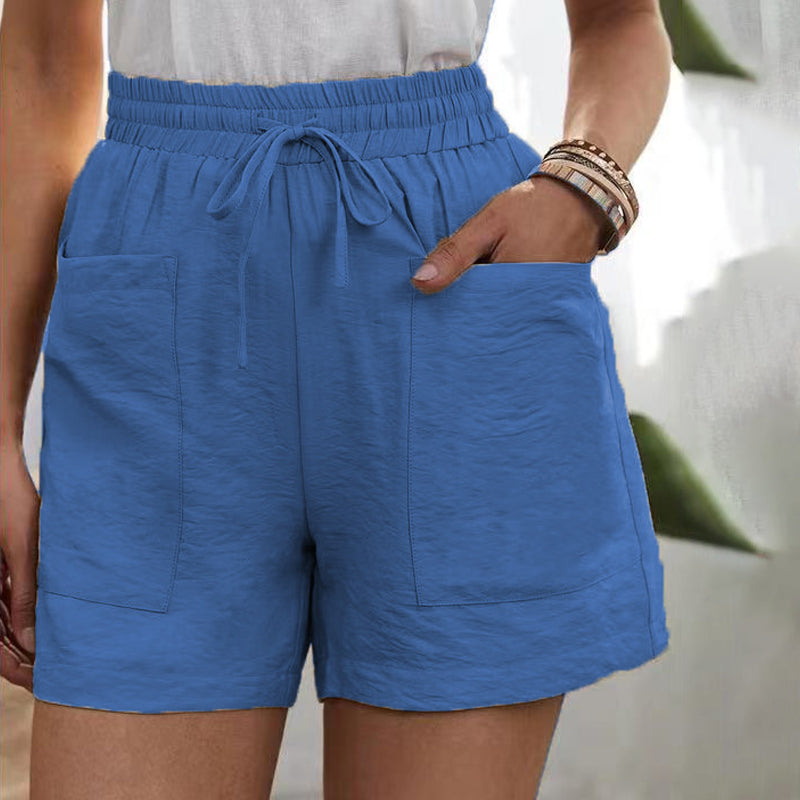 Løse uformelle shorts med to lommer