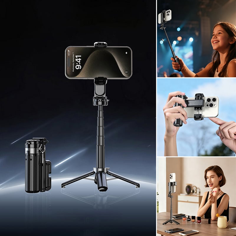 Mini Bærbar Bluetooth-Selfiestang