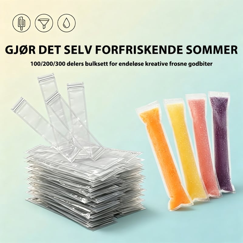 💫Gjør-Det-Selv Engangs Ispop Former
