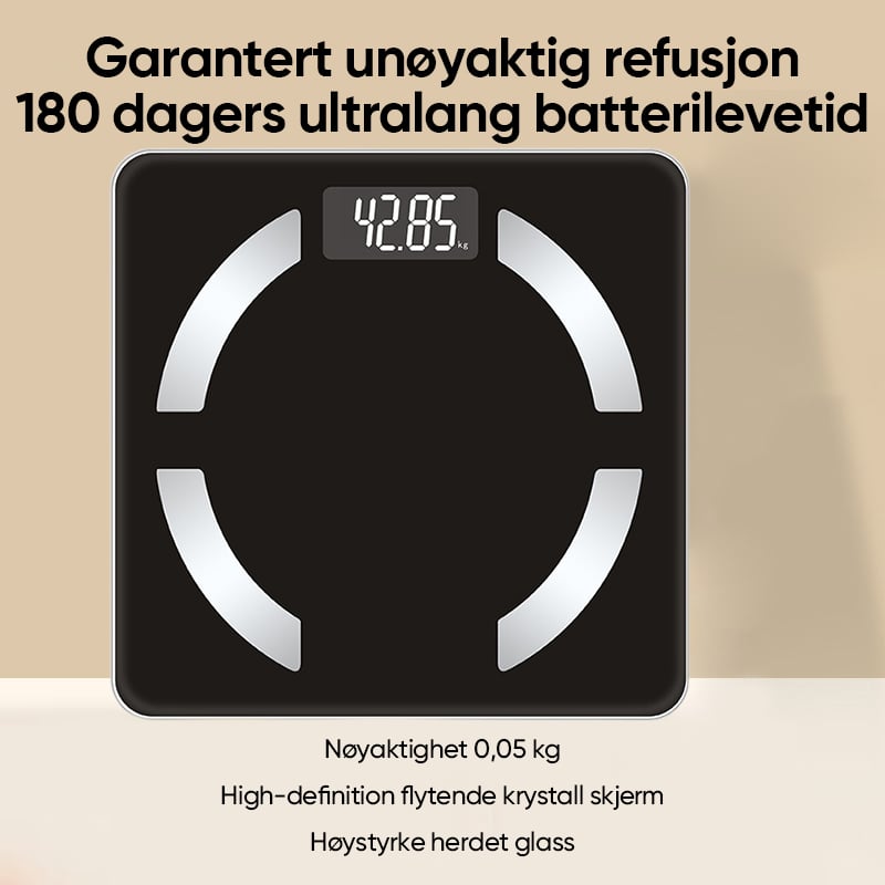 Bluetooth Smart Kroppsfettvekt