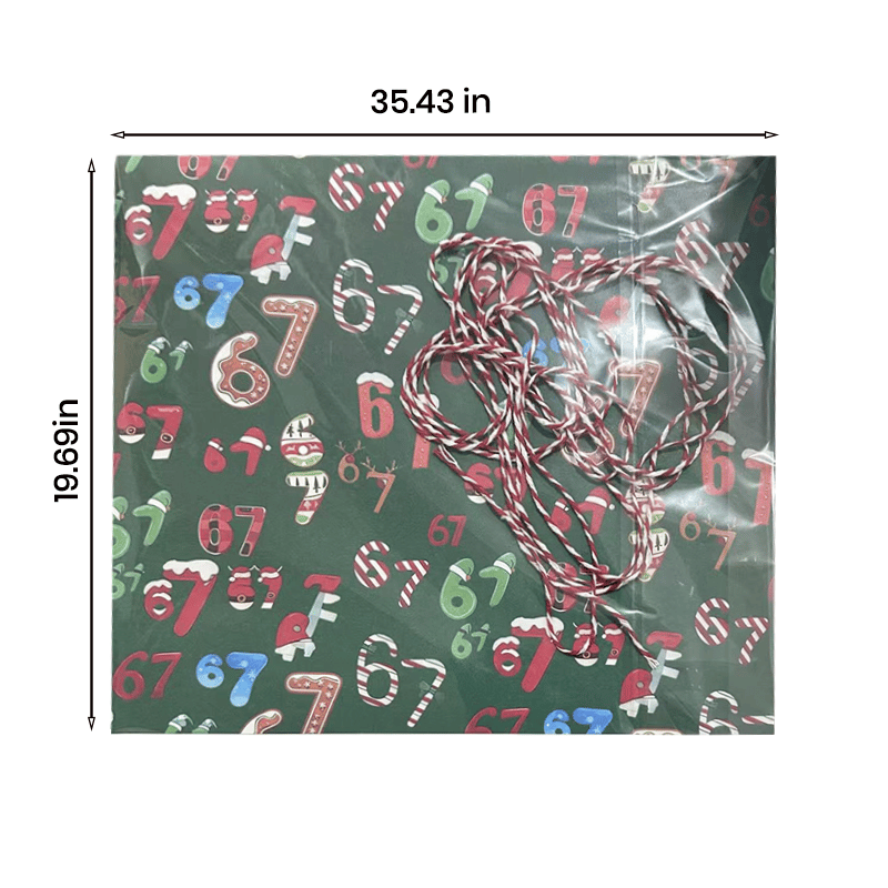 Festlig Julegavepapirsett