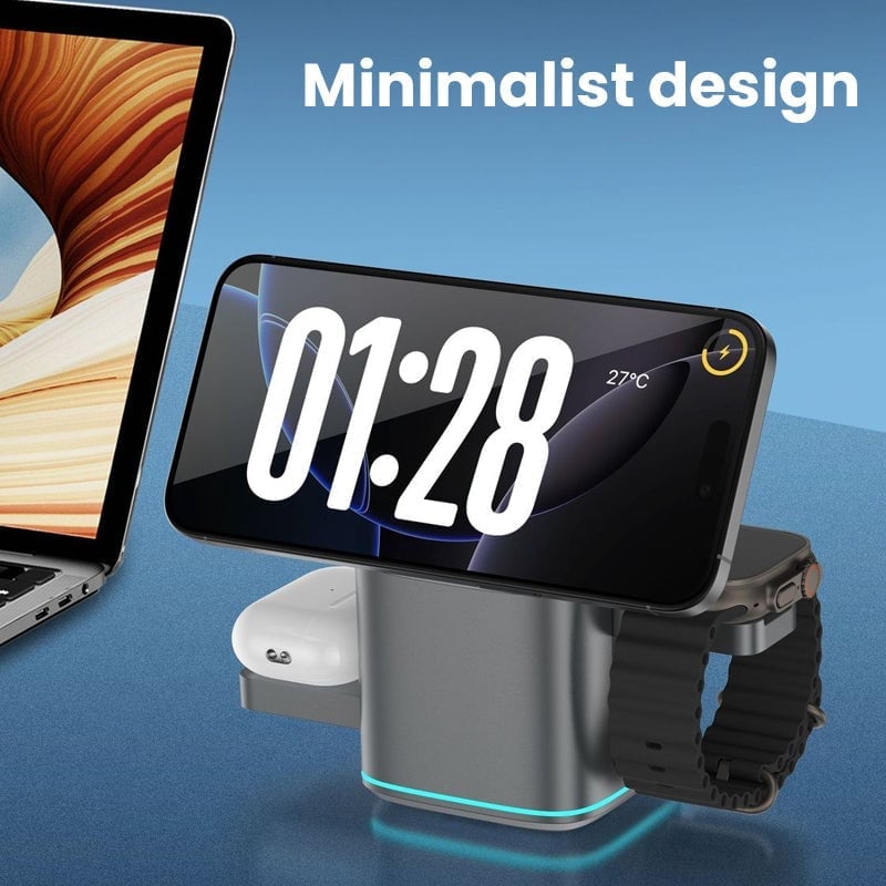 Aless™  3-in-1 Wireless Fast Charging Charger
