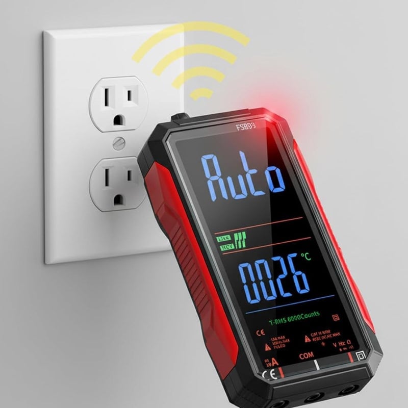 Sann RMS Digitalt Voltmeter med 6000 Telling