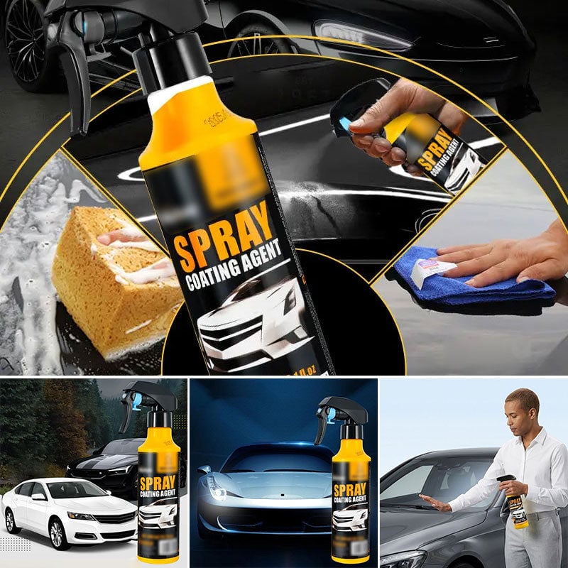 Rengjørings- og pleiespray for billakk